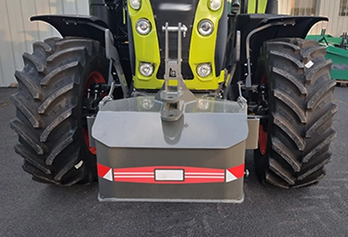 adaptation masse accessoire tracteurs Claas